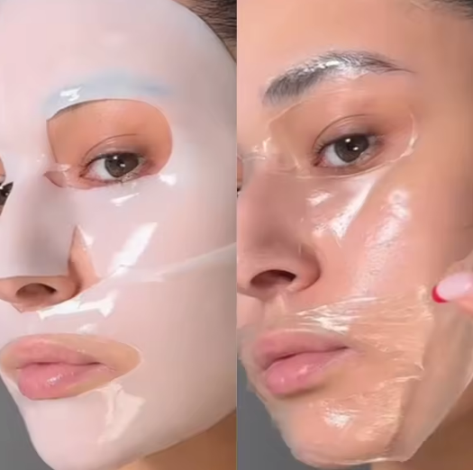 Custom Logo Bio-Collagen Hydrogel Overnight Face Mask Sheet Form 2-Hour Peel Deep Hydration Pore Minimizing Whitening Anti-aging