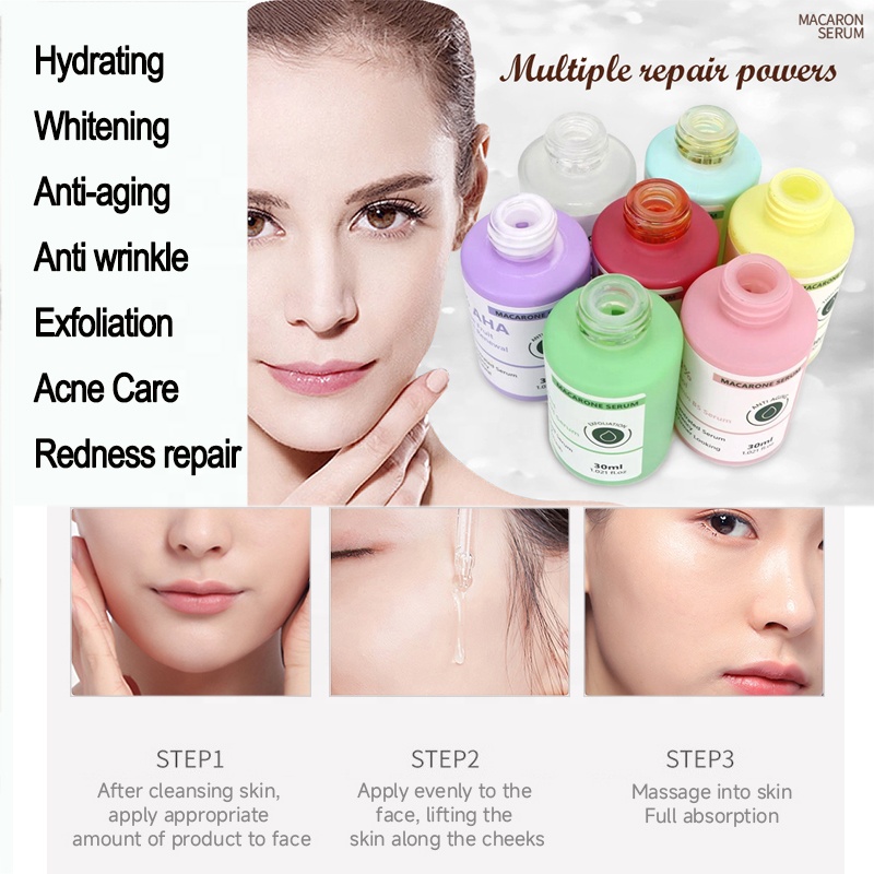 Wholesale Serum Brighten Whitening Tranexamic Acid Collagen Hyaluronic Acid Niacinamide VC AHA Exfoliating Skin Care Serum
