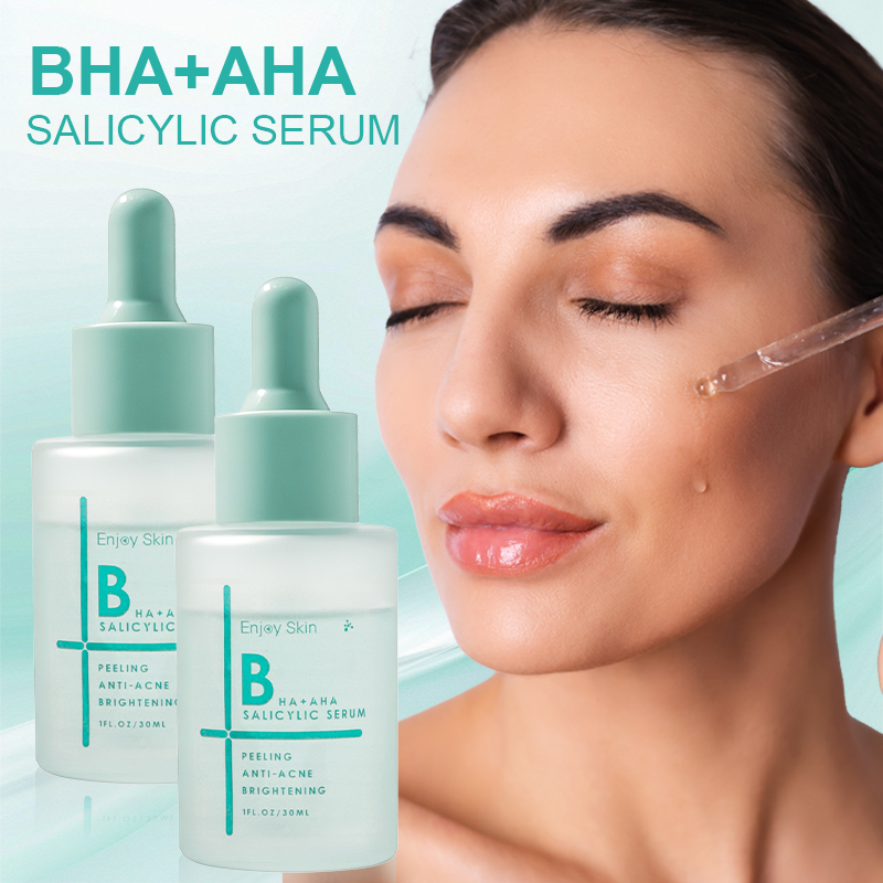 Private Label Face Care Quickly Absorption Deep Hydration Brightening Glow BHA AHA Salicylic Acid for Face Serum