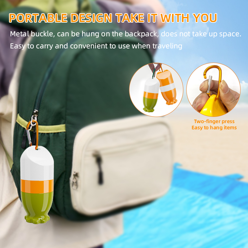 Custom Portable Plastic Sunscreen Applicators Rotating Roller Kids Sunscreen Roller Applicator Sunscreen Applicator With Sponge