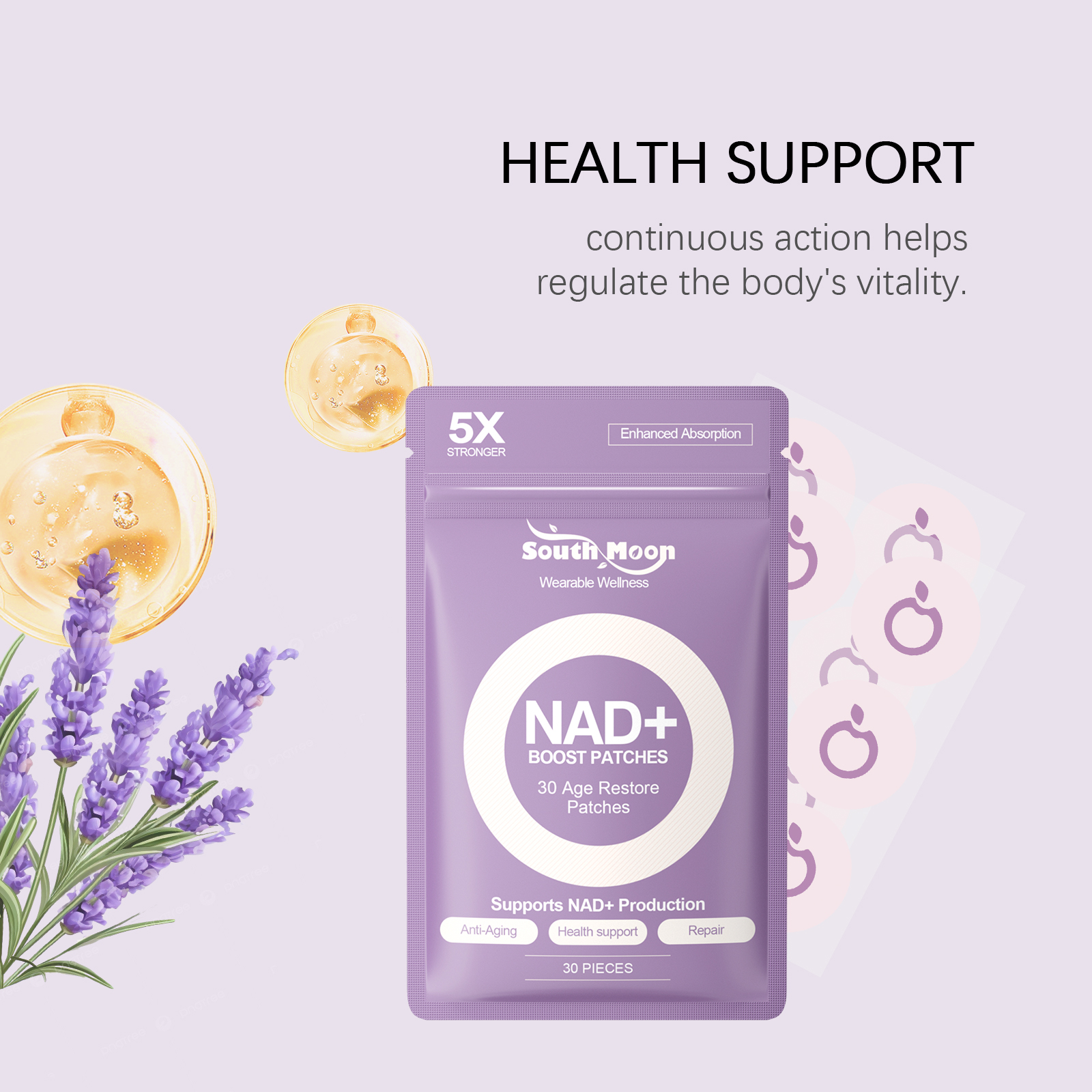 Soothing Herbal Repair Hydrating Patch to Strengthen Skin Barrier and Provide Gentle Moisture Body Care