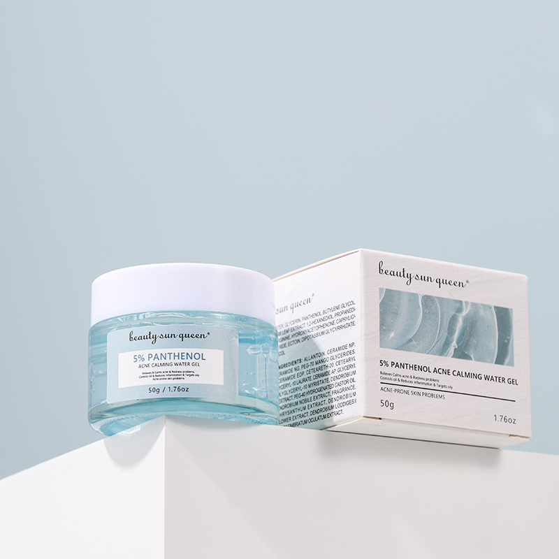 Wholesale Private Label Anti Aging Korean Facial Moisturizing Gel Repair Skin Barrier 5% Panthenol Acne Calming Soothing Gel