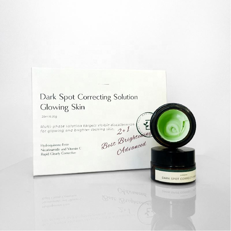 OEM Custom Factory Vegan Vitamin C Cruelty Free Organic Brightening Dark Spot 50ml Face Serum Beauty Routine