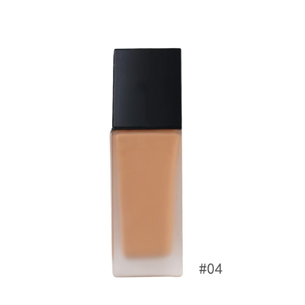 Face Makeup Waterproof Whitening Moisturizer Liquid Foundation Mirror Pore Minimizing Anti-Wrinkle Full Coverage Oil Control