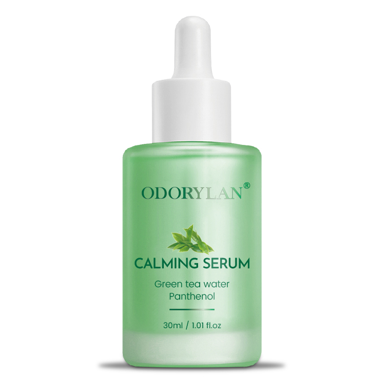 Calming Serum Green Tea Panthenol Soothing Moisturizing Sensitive Acne-Prone Skin Daily Korean Skin Care for Men and Women