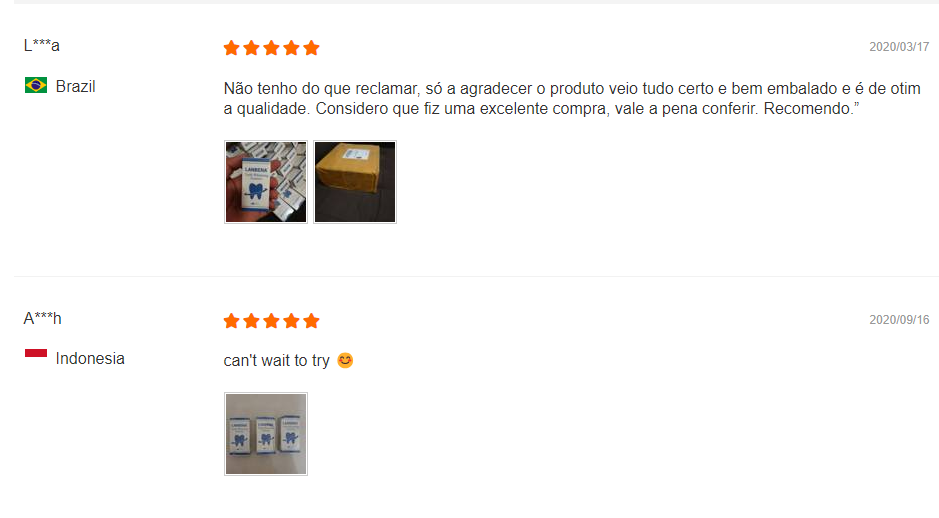 Buyer Review Feedbacks