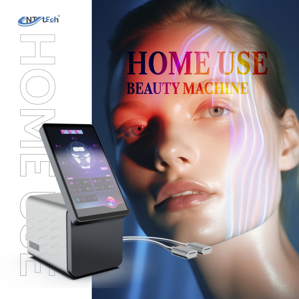 Desktop Face Lifting Device Stainless Steel Neck &amp; Skin Tightening Wrinkle Remover Facial Sculpting EU Plug Compatible
