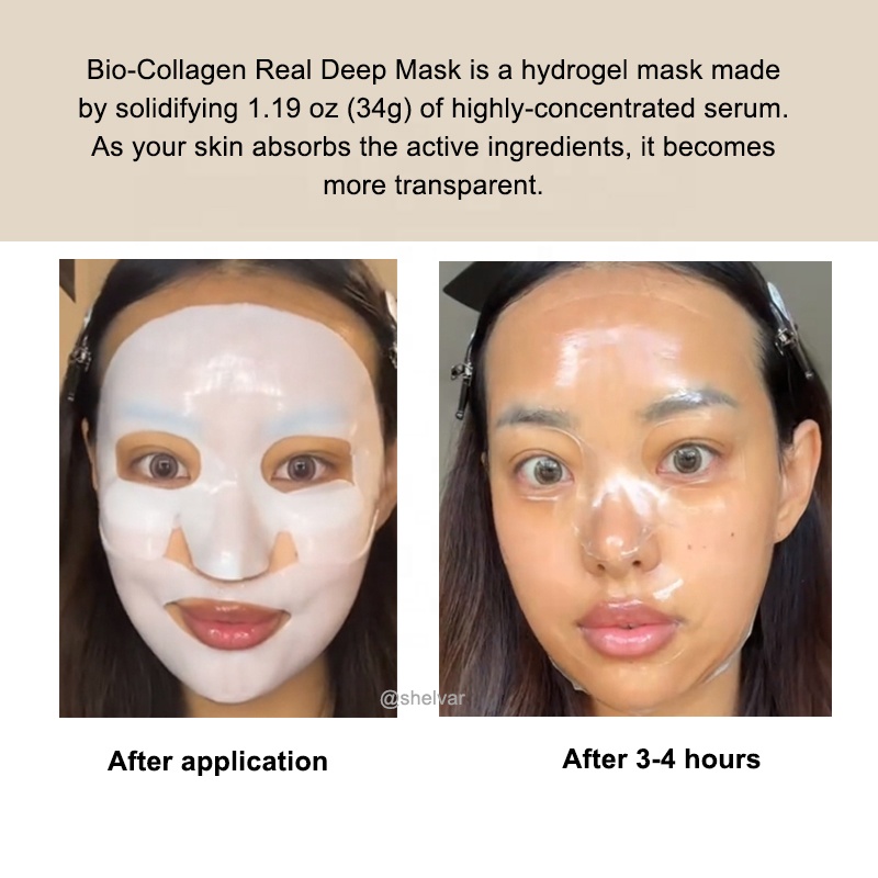 Hydrogel mask detail 1
