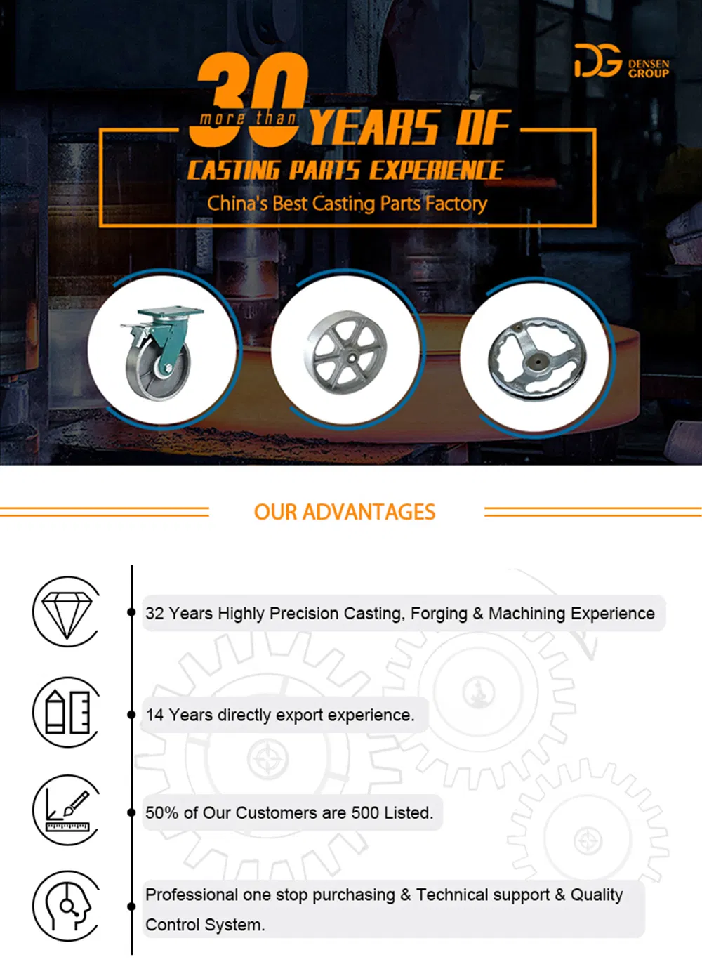 Customized Cast Iron Auto Parts