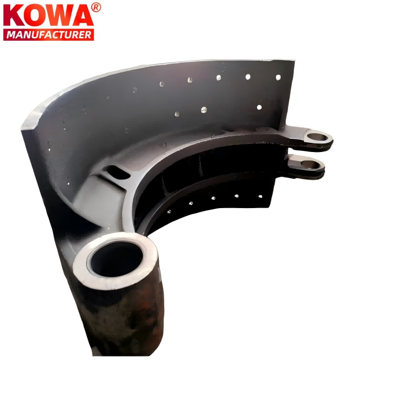 Rear Brake Shoe China Bus Parts Brake System for Higer Klq6125