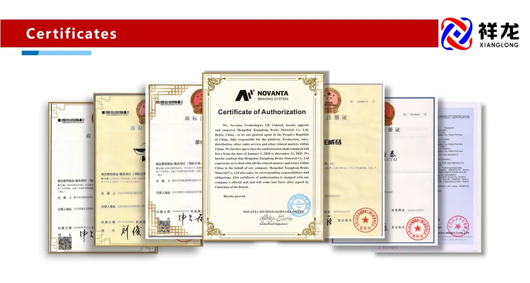 Certificates