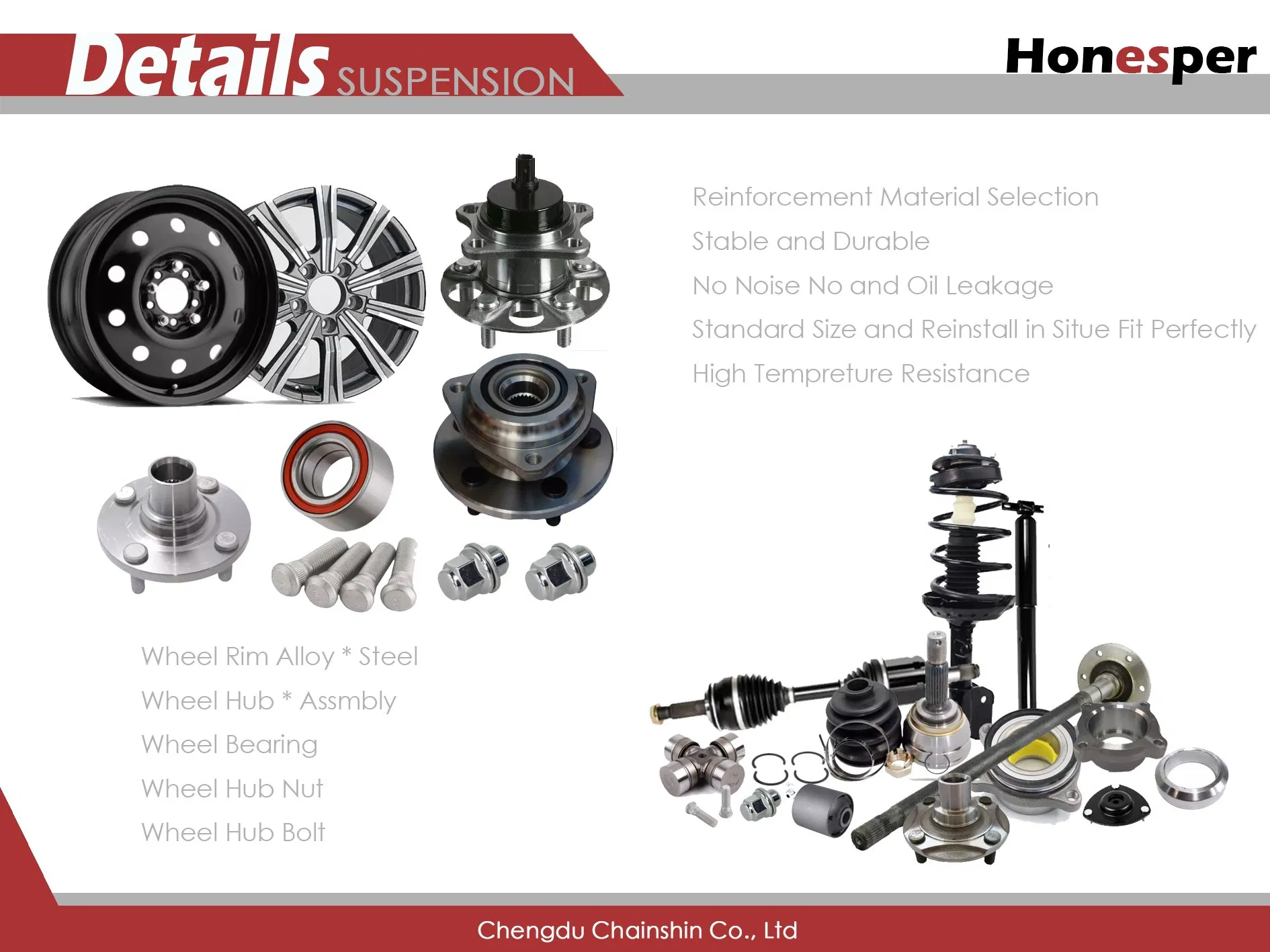 Wholesale Car Spare Parts Auto-Part Accessories Suspension Parts Front Wheel Hub Bearing for Toyota RAV4 Prius Corolla Zelas 2008-2022 43550-42010 43550-02030