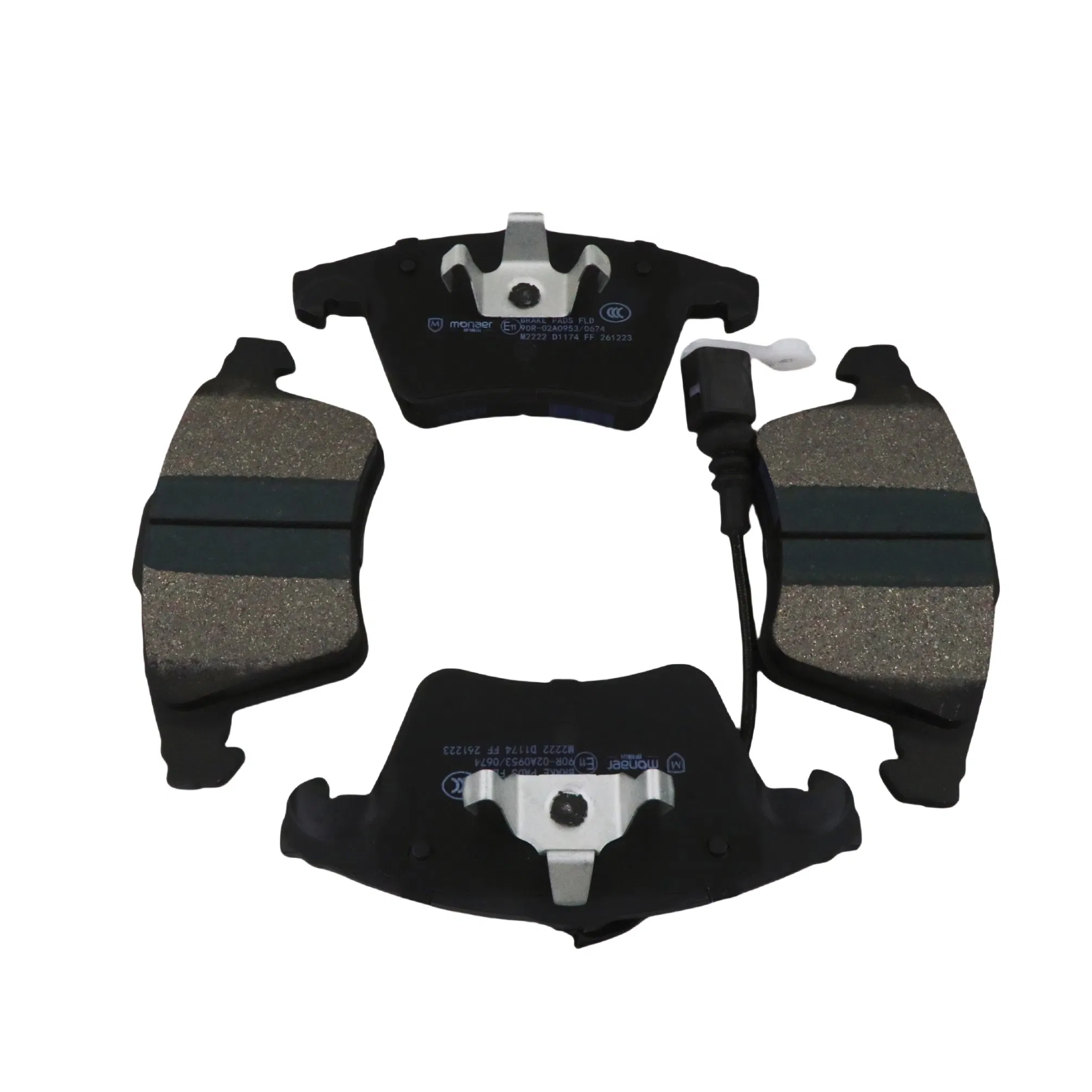Monaer Brake Pads D1174 High Quality Ceramic Front Axle Brake Pads Spare Parts Auto Brake Systems