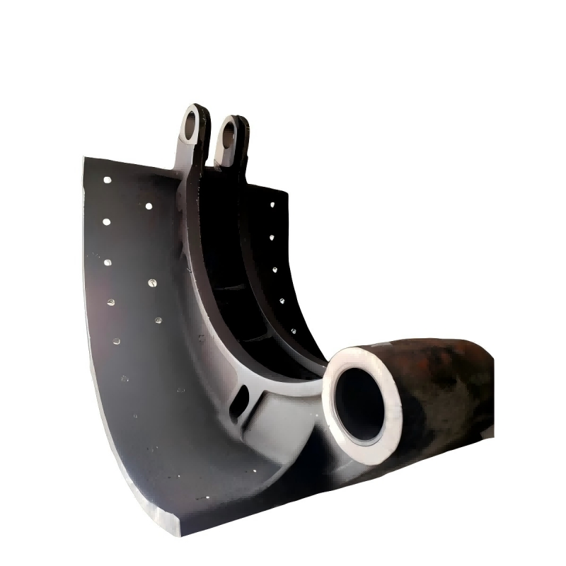 Rear Brake Shoe China Bus Parts Brake System for Higer Klq6125