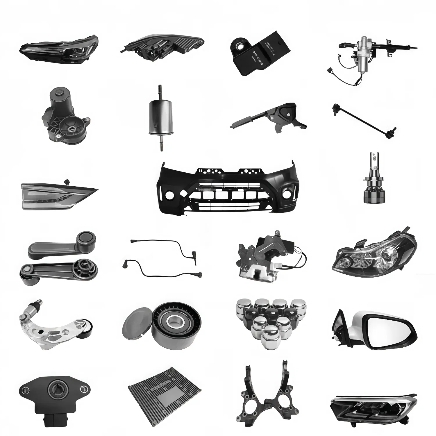 Auto Spare Parts for Chana CS75/CS95/CS55 Car Hub Filter Headlight Engine Parts