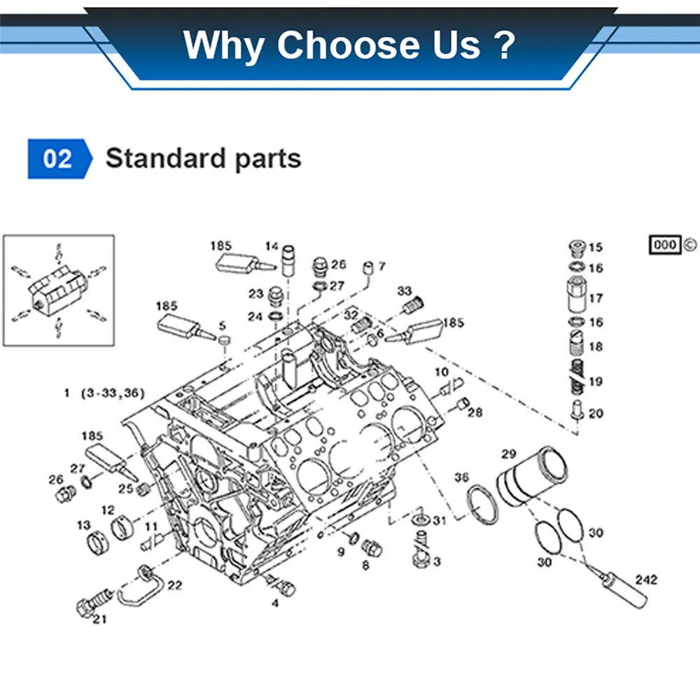 New F3l912 Diesel Engine Parts Exhaust Muffler 02103629 for Deutz