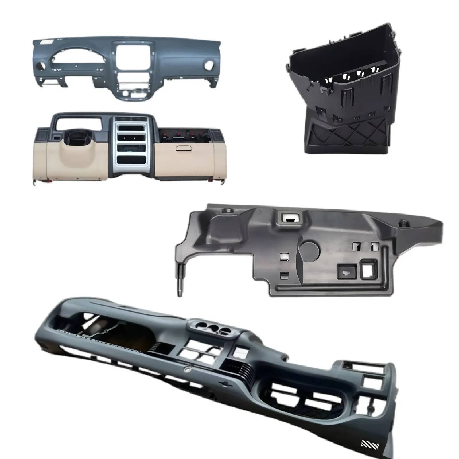 Precision ASA Headlamp Housing and Grille Exterior Lighting Parts Matching ASA Plastic Molding Car Parts