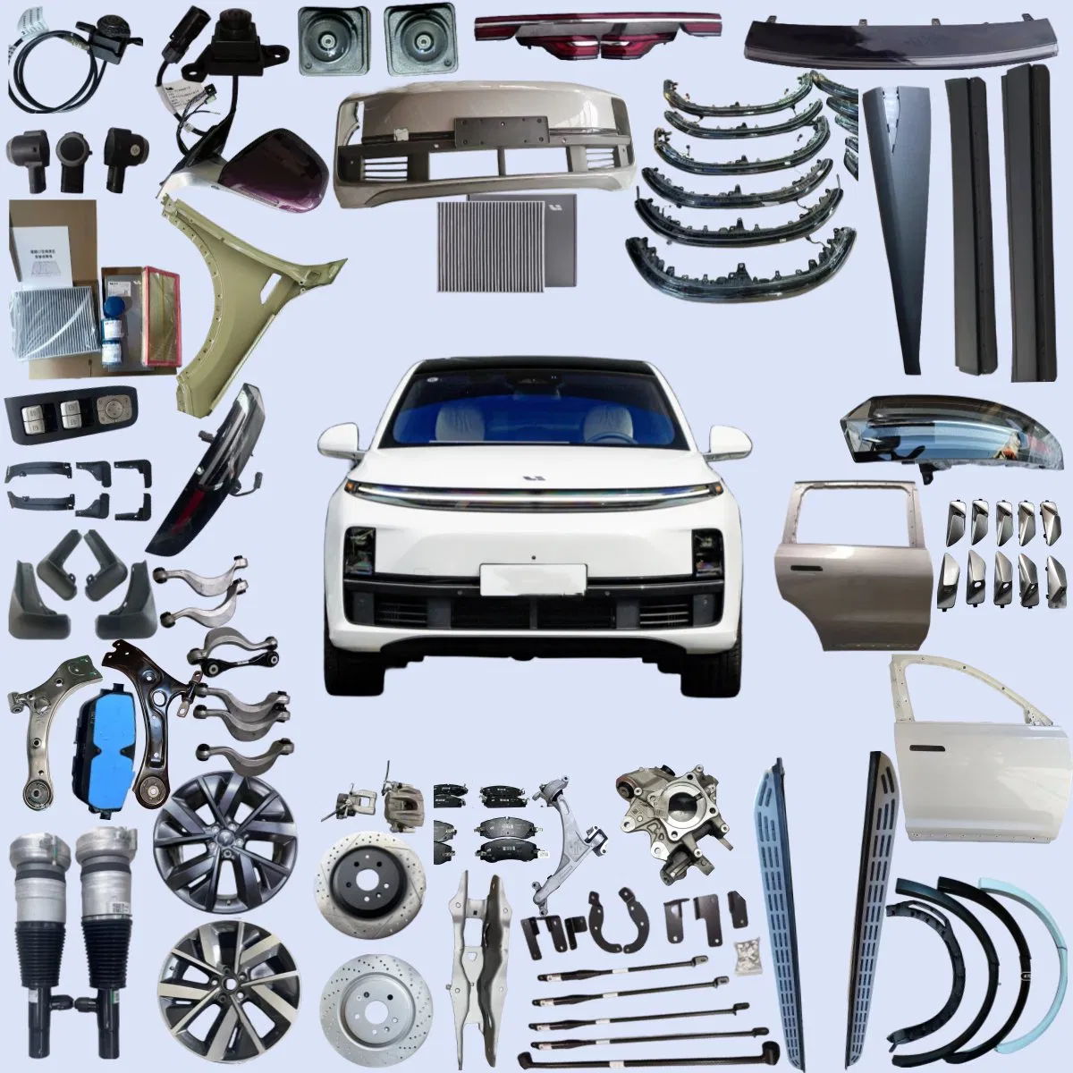 Lixiang /Li L7/L8/L9 Original Car Accessories Air/Cabin/Oil Filter Body Kit Bumpers Shock Absorber Lamps Alloy Rim Headlight Door Auto/Car Spare Parts