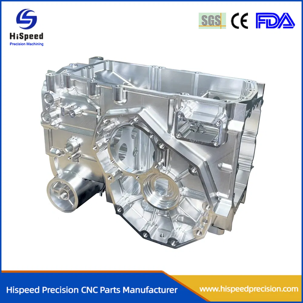 5 Axis CNC Machining Aluminum Automotive Transmission Gearbox Housing Machining Car Parts