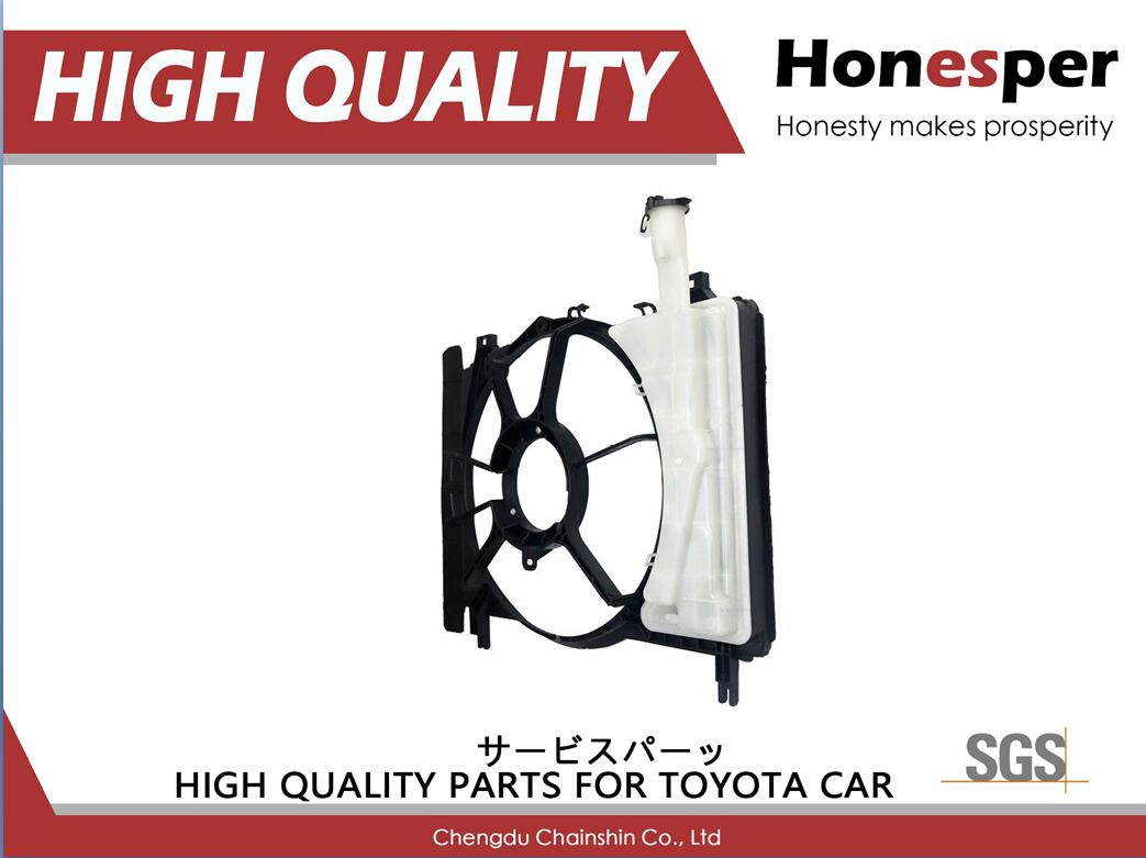 Wholesale Car Spare Parts Auto Part Car Accessories Cooling System Fan Shroud for Toyota Yaris Vitz Vios Ractis 16711-21110
