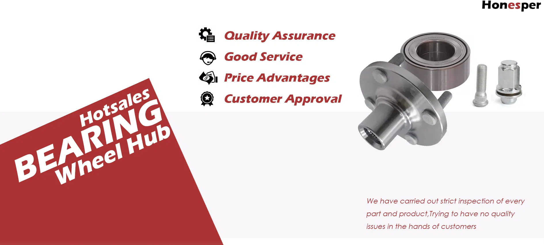 Wholesale Auto Spare Parts Car Part Suspension Parts Front Wheel Hub Bearing for Toyota Corolla Levin RAV4 43550-02050