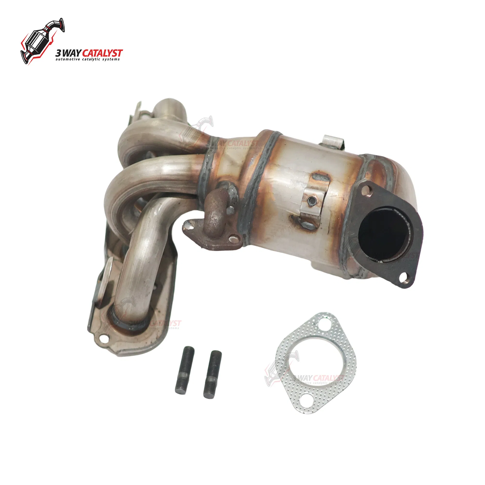 Exhaust System Car Catalyst for Hyundai 2019 Model Tucson Branch Pipe Three-Way Catalytic Converter Auto Part Hot Sale in Promotion