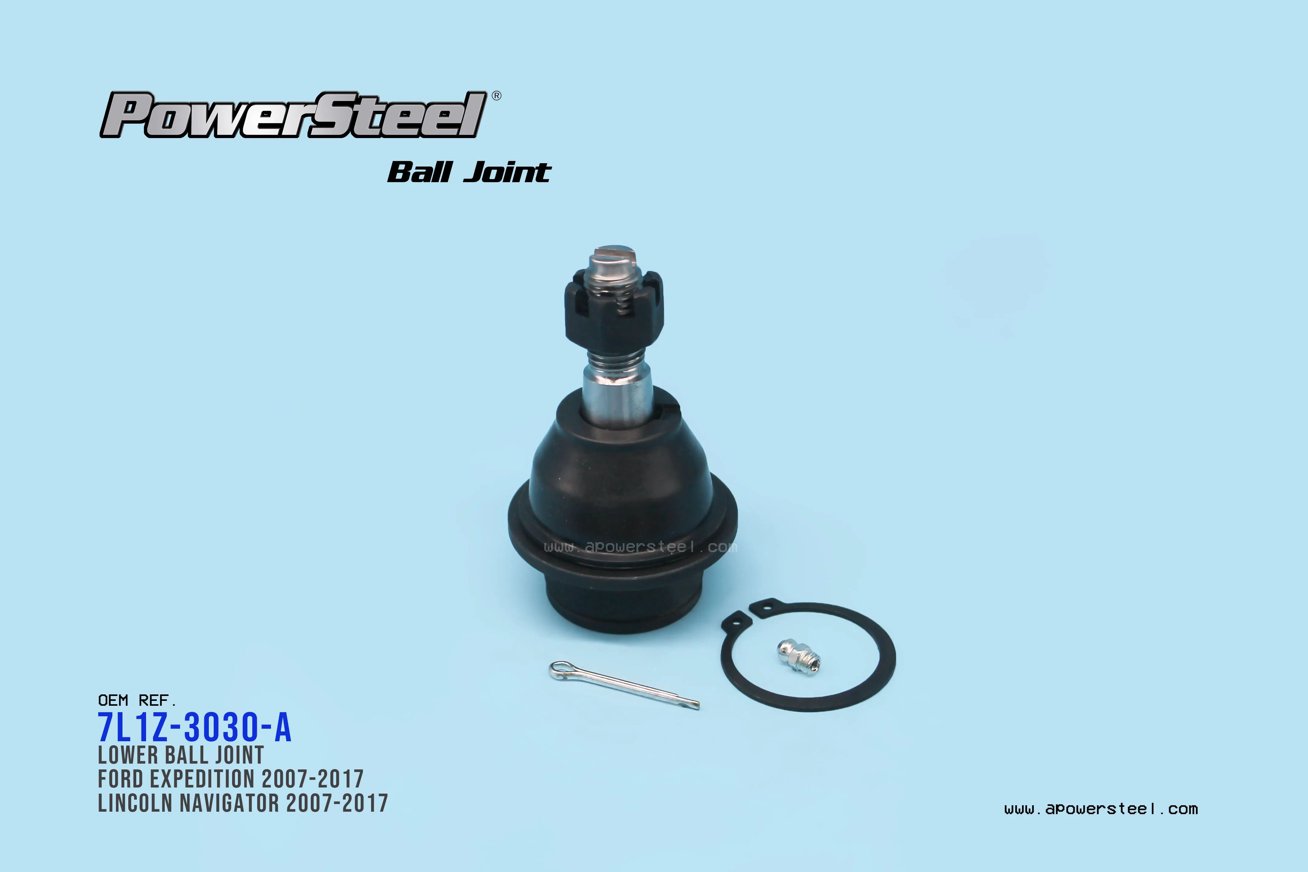 Lower Suspension Ball Joint 7L1z-3050-a for Ford Lincoln Navigator 2007-2017 K500008 9L3z3050A, Mcsoe87 45D2430