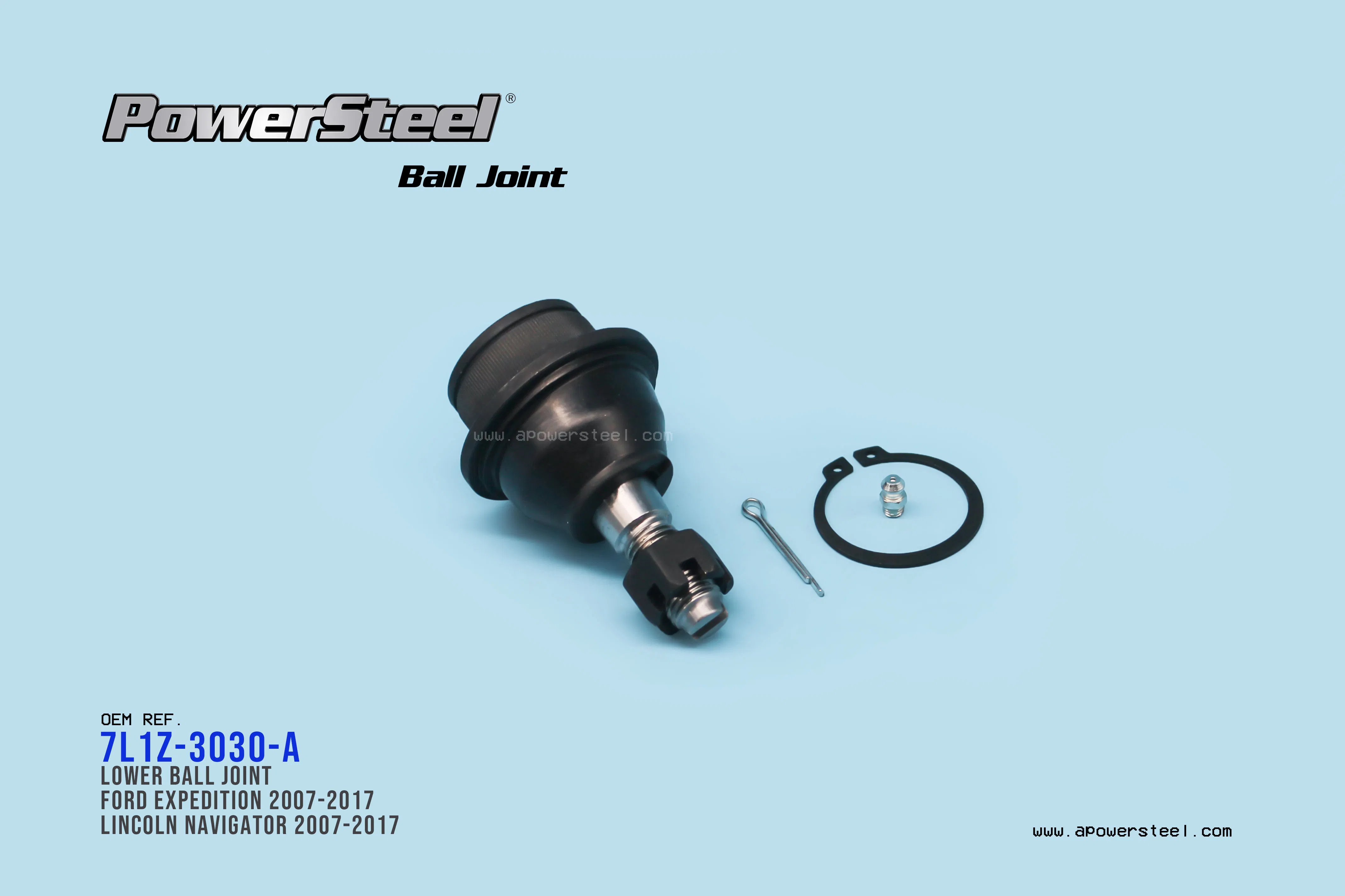 Lower Suspension Ball Joint 7L1z-3050-a for Ford Lincoln Navigator 2007-2017 K500008 9L3z3050A, Mcsoe87 45D2430