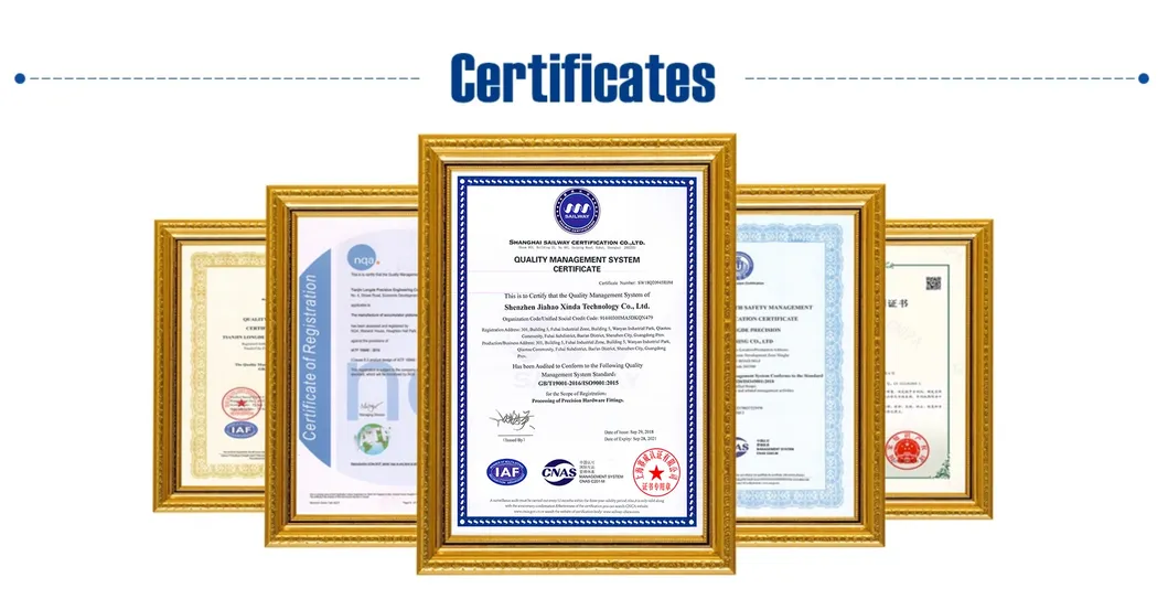 Certifications