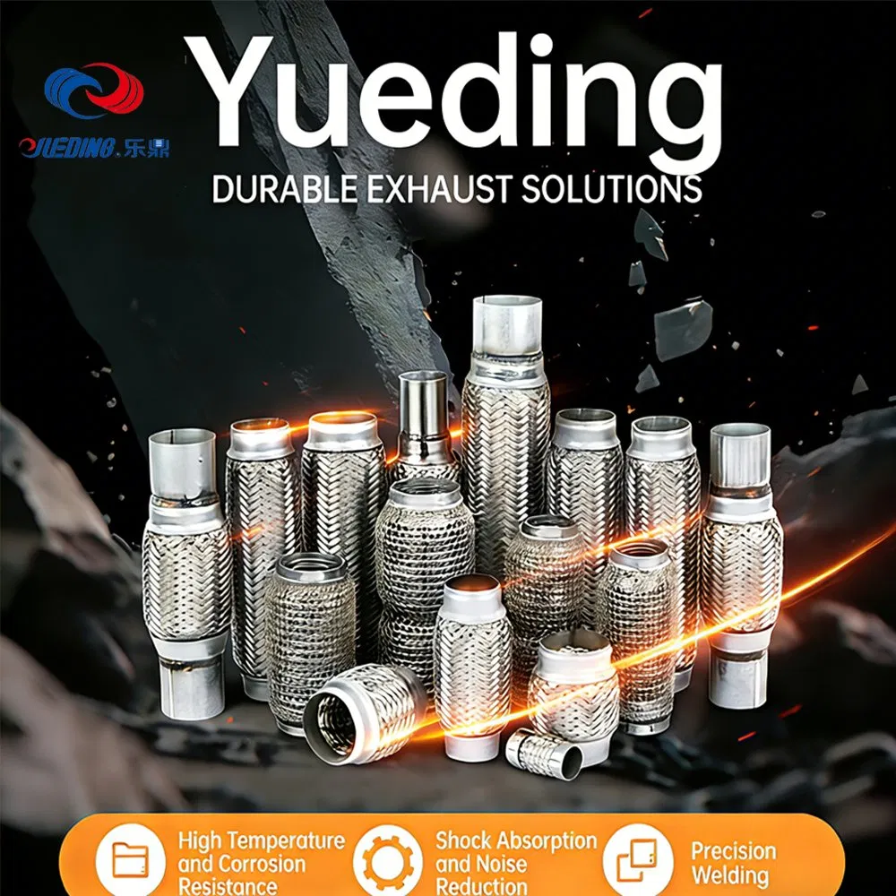 in Stock Factory Exhaust System Car Stainless Steel Exhaust Flexible Pipe Fitting From China Auto Parts OEM