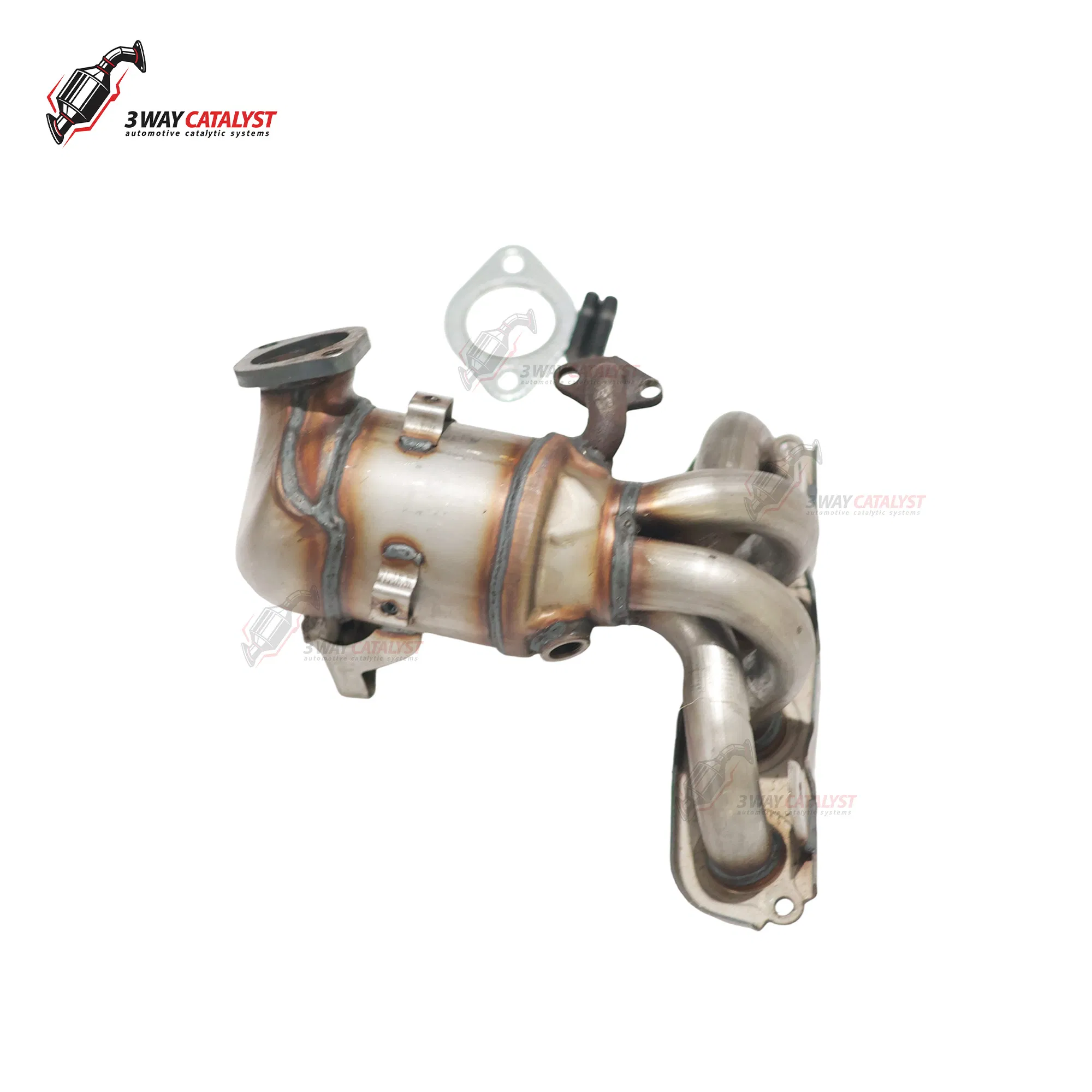 Exhaust System Car Catalyst for Hyundai 2019 Model Tucson Branch Pipe Three-Way Catalytic Converter Auto Part Hot Sale in Promotion