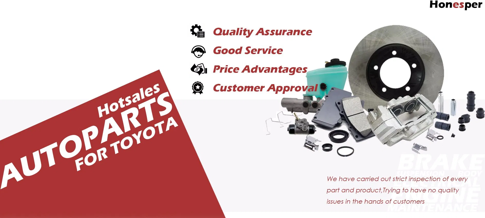 Wholesale Car Spare Parts Auto Part Suspension Parts Engine Parts Body Part Car Accessories for Lexus Es 2018-