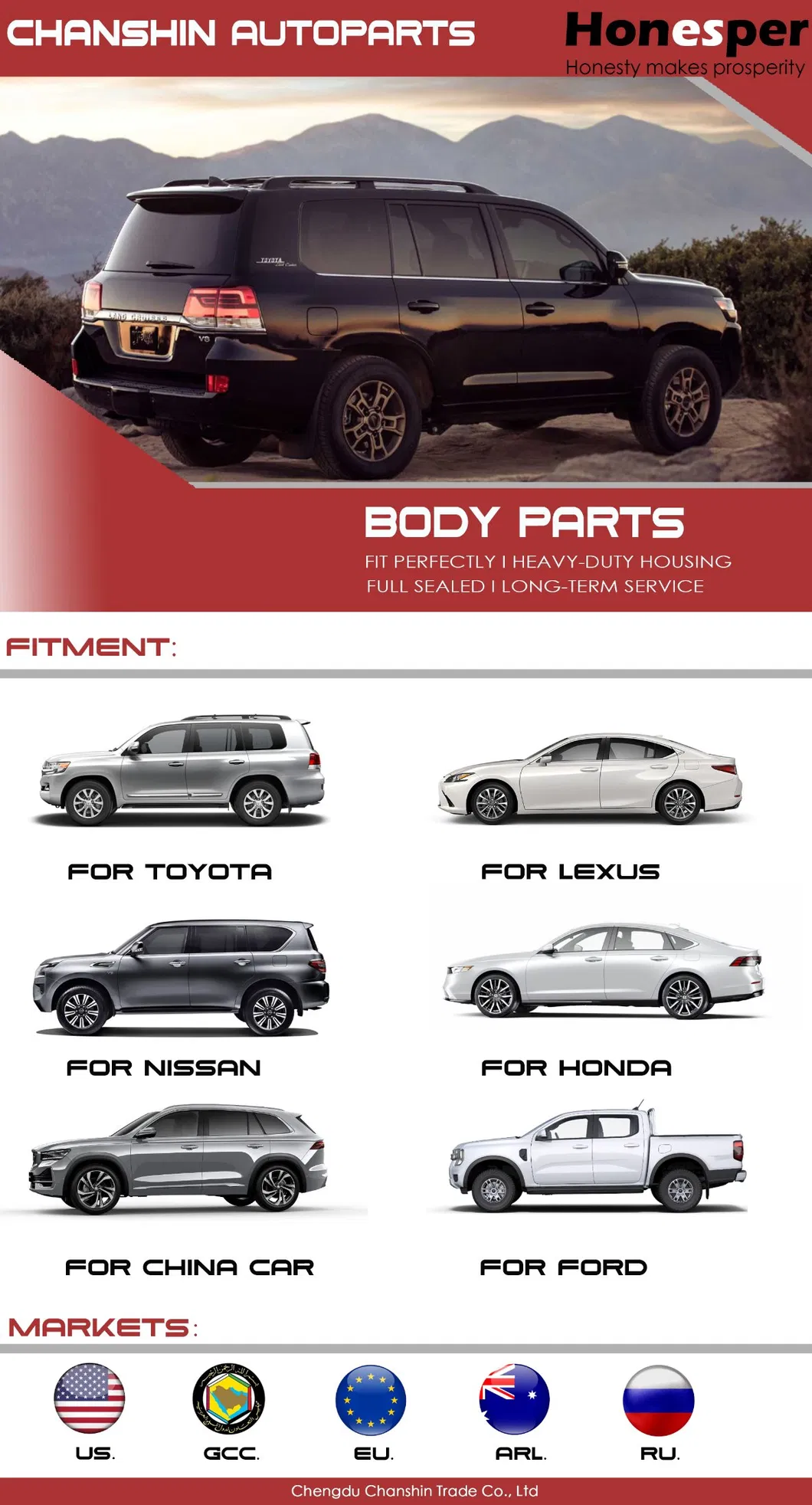 Car Hood Bonnet Main View