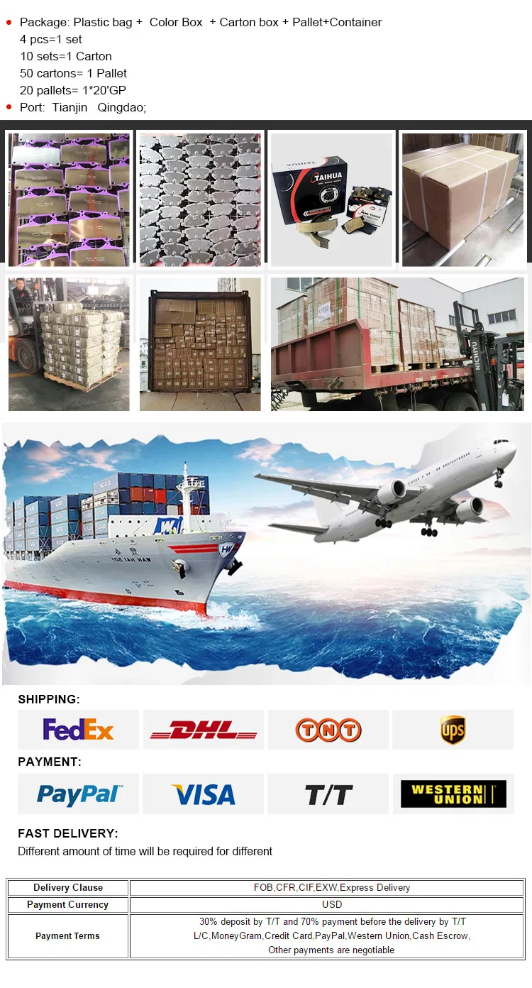 Packing and Shipping Details