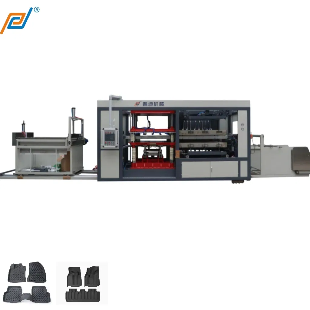 Thick Sheet Vacuum Forming Machine Thermoforming Machine for Manufacturing Car Floor Mat TPE PVC Automotive Mats Automotive Interior Parts