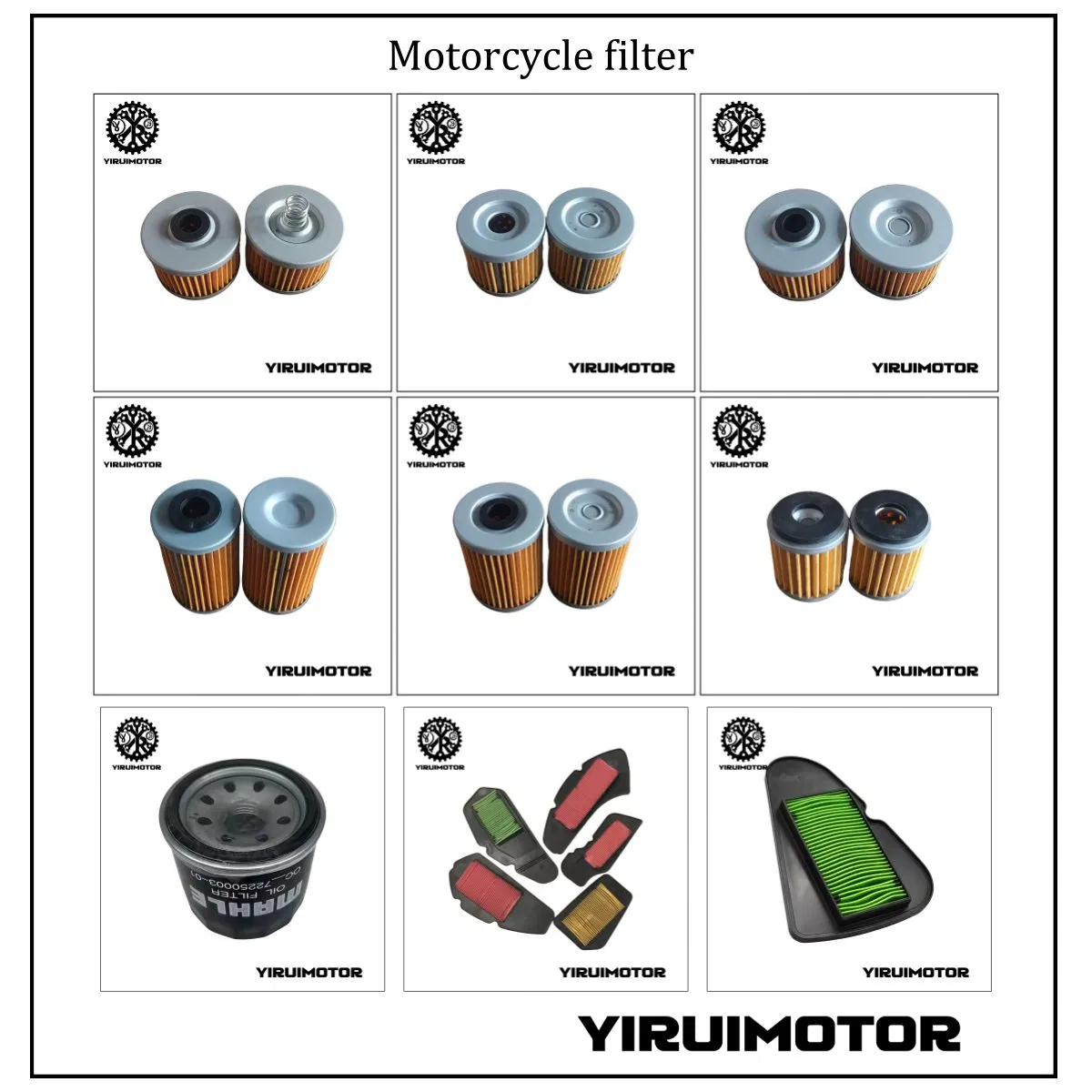 High-Performance Auto Motorcycle Spare Parts for Suzuki Ax100 and YAMAHA Ybr125