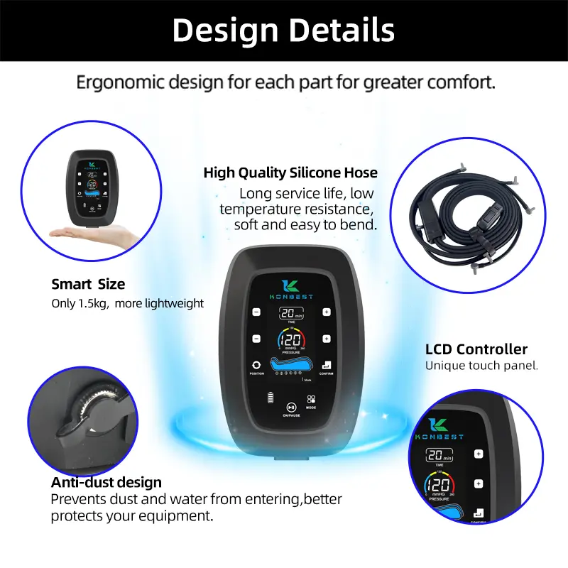 Discount KB-9690K-C Air Compression Leg Massager Manufacturer, Suppliers