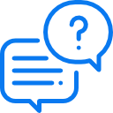 Inquiry and requirement collection process step icon