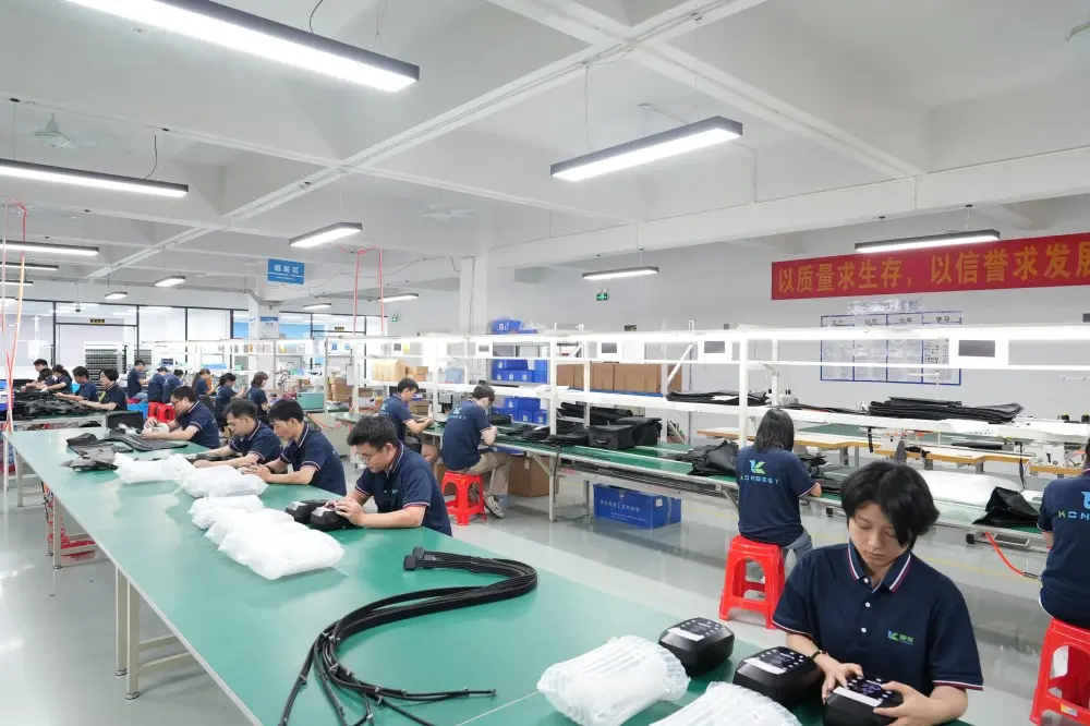 Konbest manufacturing facility product testing station
