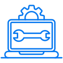 Hardware and firmware development process step icon