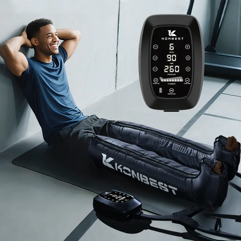 Discount 2026 New Arrival Air Compression Leg Massager Model 9690K-B– Dual Leg/One Leg Optional, Colored LCD, Detachable Motor Suppliers, Factories