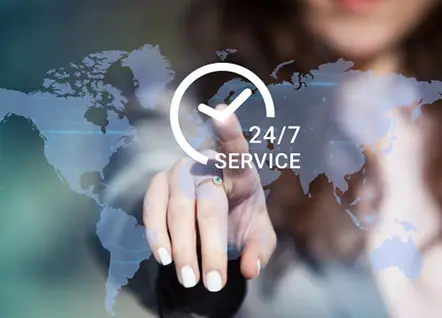 Perfect after-sales service and customer support icon