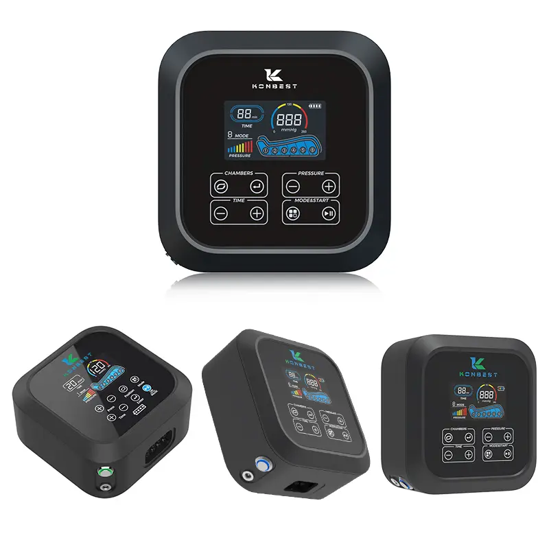 OEM 2026 New Arrival Air Compression Leg Massager Model 9690K-E– Dual Leg/One Leg Optional, Colored LCD, Detachable Motor Manufacturer, Suppliers
