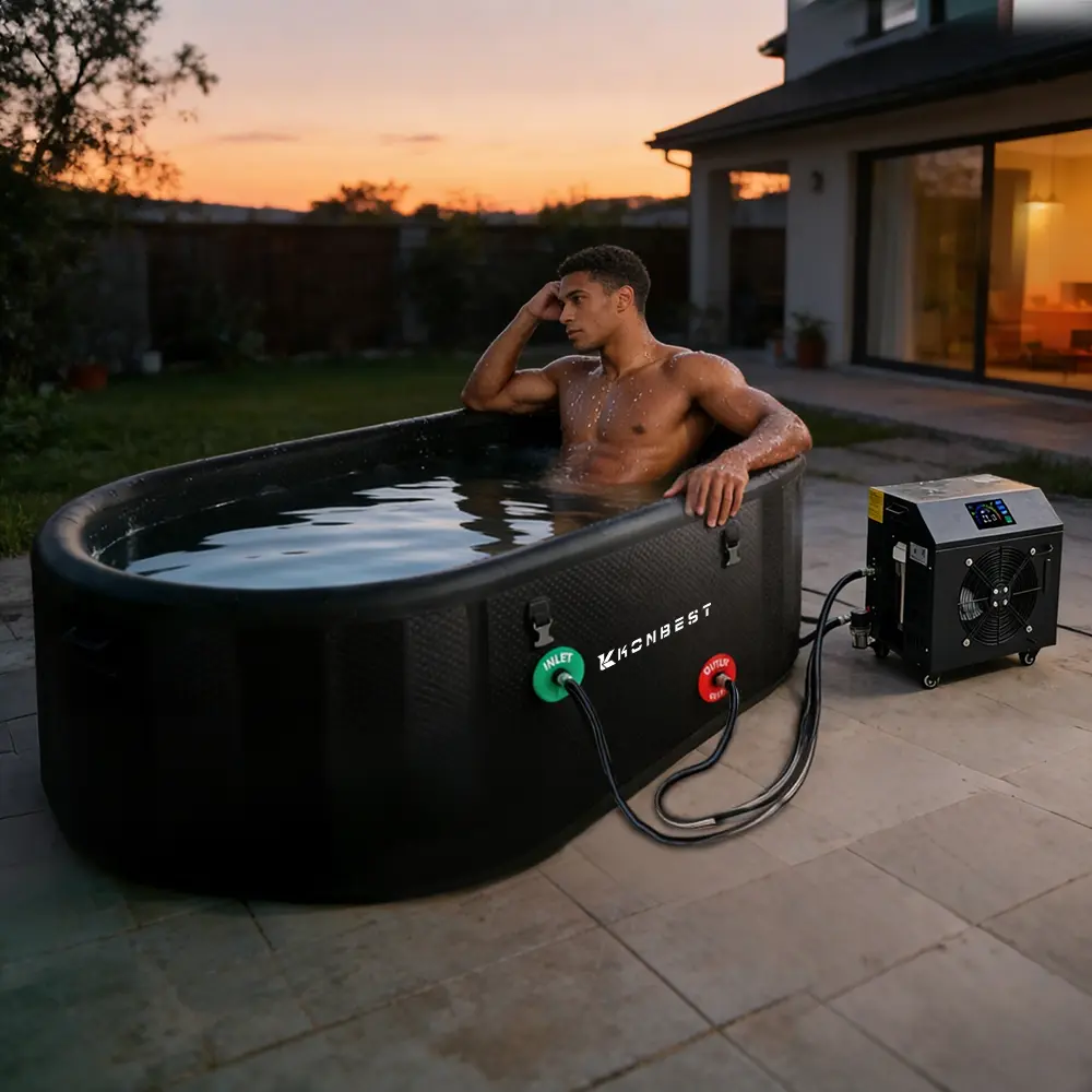 ODM Foldable Ice Bath Tub with Cryotherapy System - Durable Inflatable Fitness Barrel for Home Muscle Recovery Manufacturers, Factory