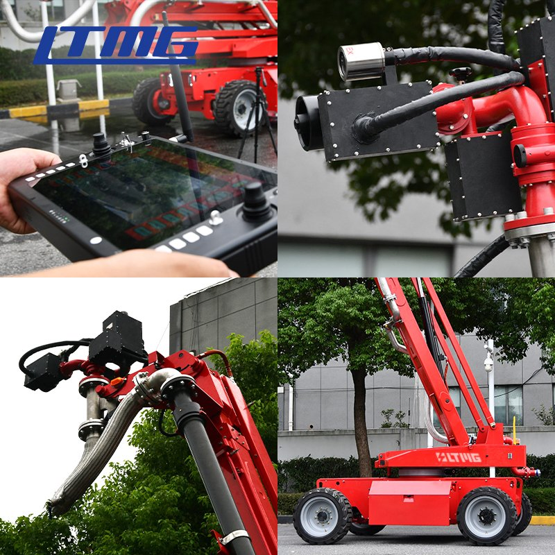 4X4 إي-درايف 2.4G شاحنة إطفاء تحكم لاسلكي روبوت إطفاء جوي