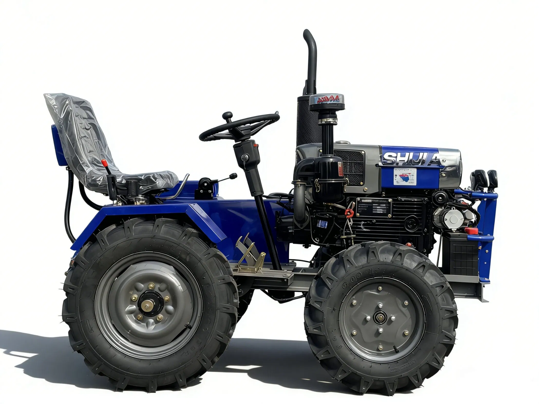 جرار صغير جرار ميني 12HP 18HP 6f+2r جرار زراعي بدء كهربائي بيع كبير آلة زراعية عالية الجودة