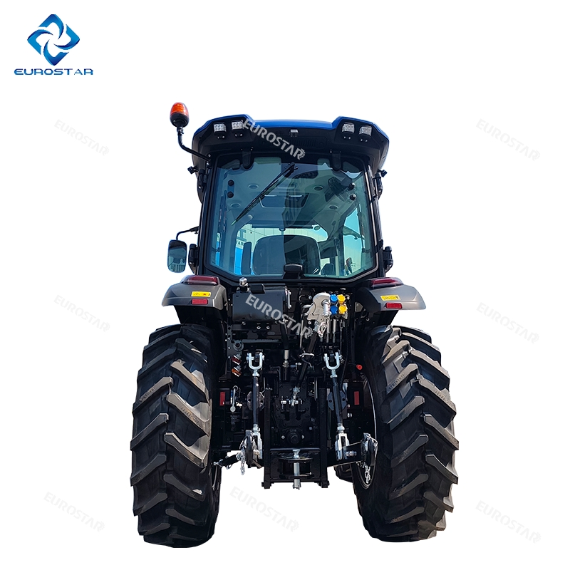 50HP 60HP 75HP جرار يورو V معتمد من E-MARK كوك ديزل زراعي مزرعة بستان جرار ضيق قاعدة العجلات