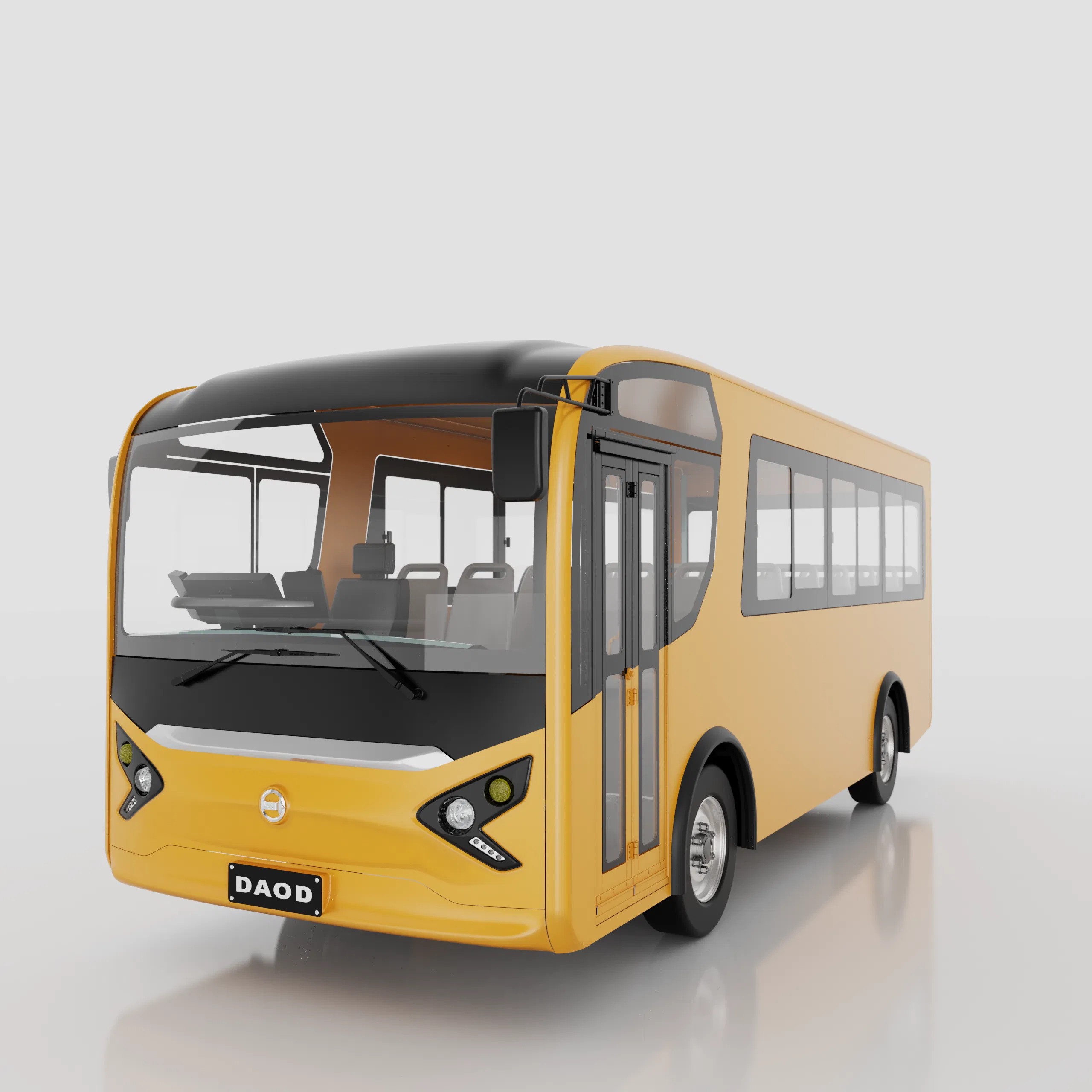 داود 30-Seater حافلة كهربائية مخصصة للنقل في المصانع والحدائق الصناعية