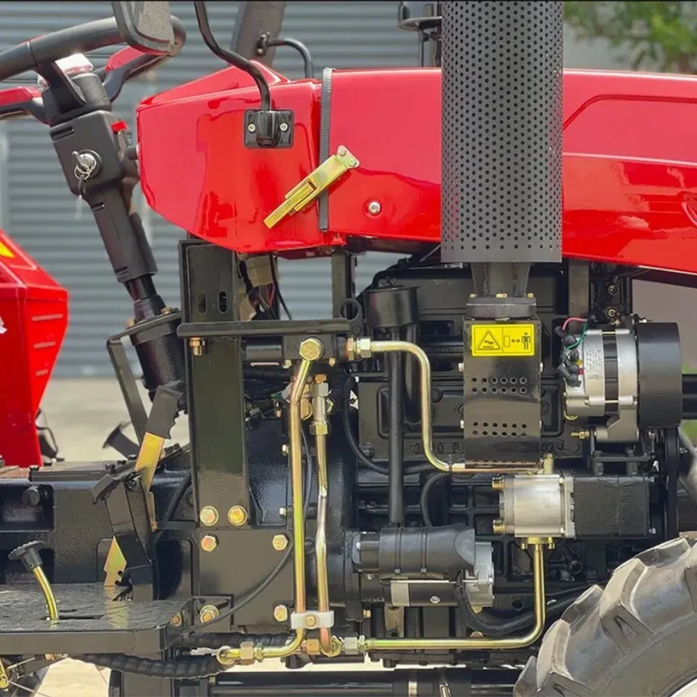 25HP 30HP 35HP 40HP متعدد الاستخدامات 4WD جرار مع آلة حصاد العلف CE E-MARK