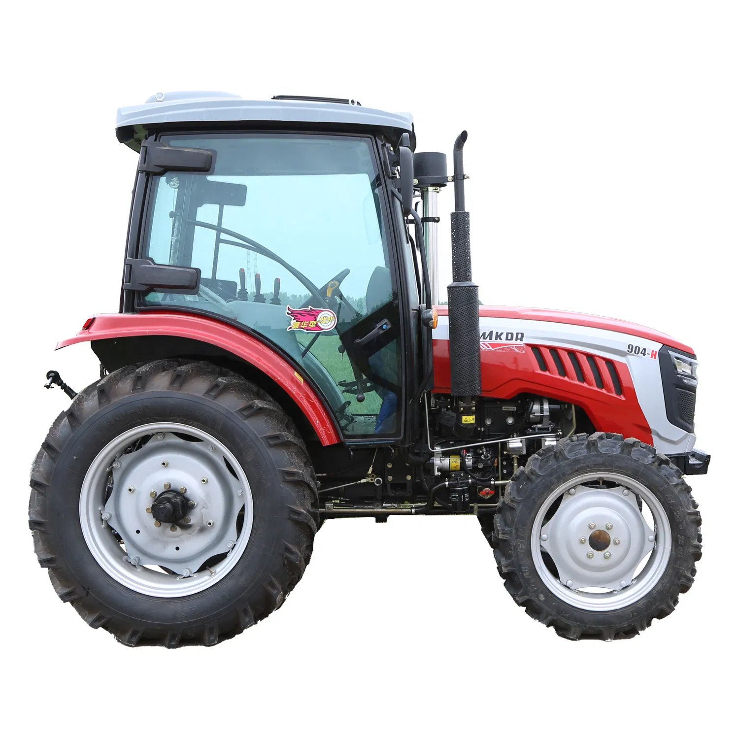 آلات الزراعة في الصين كهربائية 4WD 90HP جرارات الحدائق الكبيرة المدمجة 4X4 المزارع